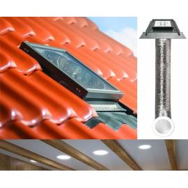 Fakro SFZ Light Tunnel 22" 550mm with Flexible Tube for Tile Roof