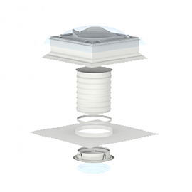 Velux TCF OK14 1010 14" Flexible Flat Roof Sun Tunnel