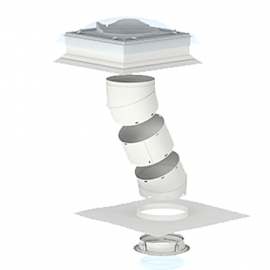 Velux TCF OK14 1010 14" Flexible Flat Roof Sun Tunnel