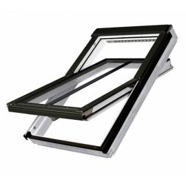 Fakro FTU-V/C P2 55cm x 98cm White Polyurethane Centre Pivot Conservation Roof Window