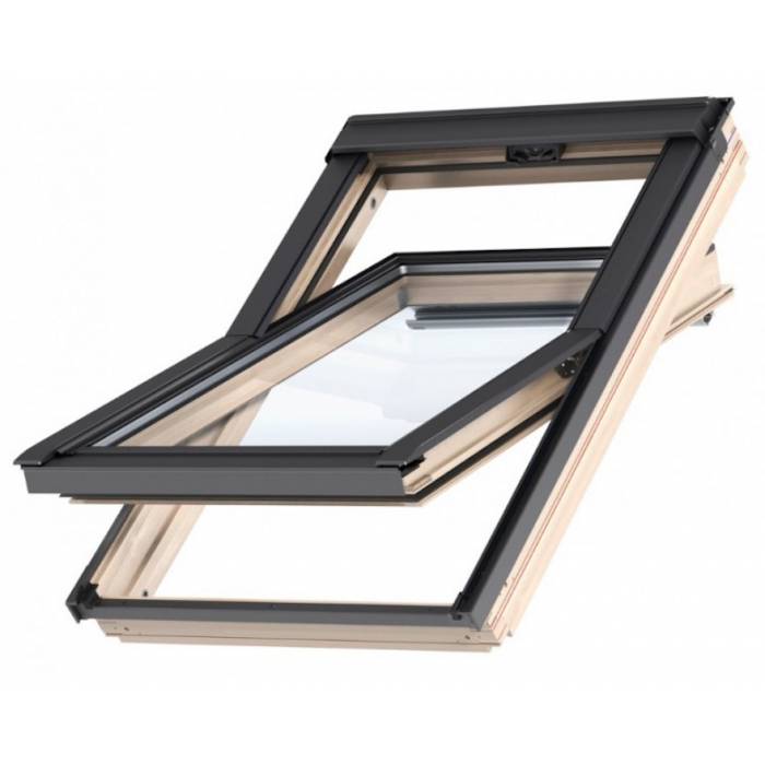 VELUX GZL 114 x 118cm Pine Centre Pivot Roof Window SK06 1051