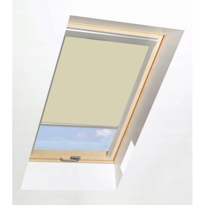 Roller Blinds ORF 78cm x 98cm for all OptiLight Windows Beige/Blackout