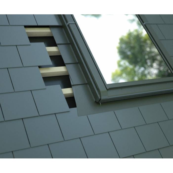 SLATE Flashing Kit 78cm x 98cm for Sunlux model OK, OKE, OKW, OKEW