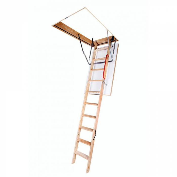 Optistep OLE  60cm X 120cm Wooden Loft Ladder & Hatch (H up to 280CM)