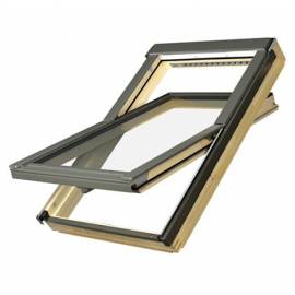 FAKRO FTP-V P2 08 Pine 94 x 118cm Centre Pivot Roof Window